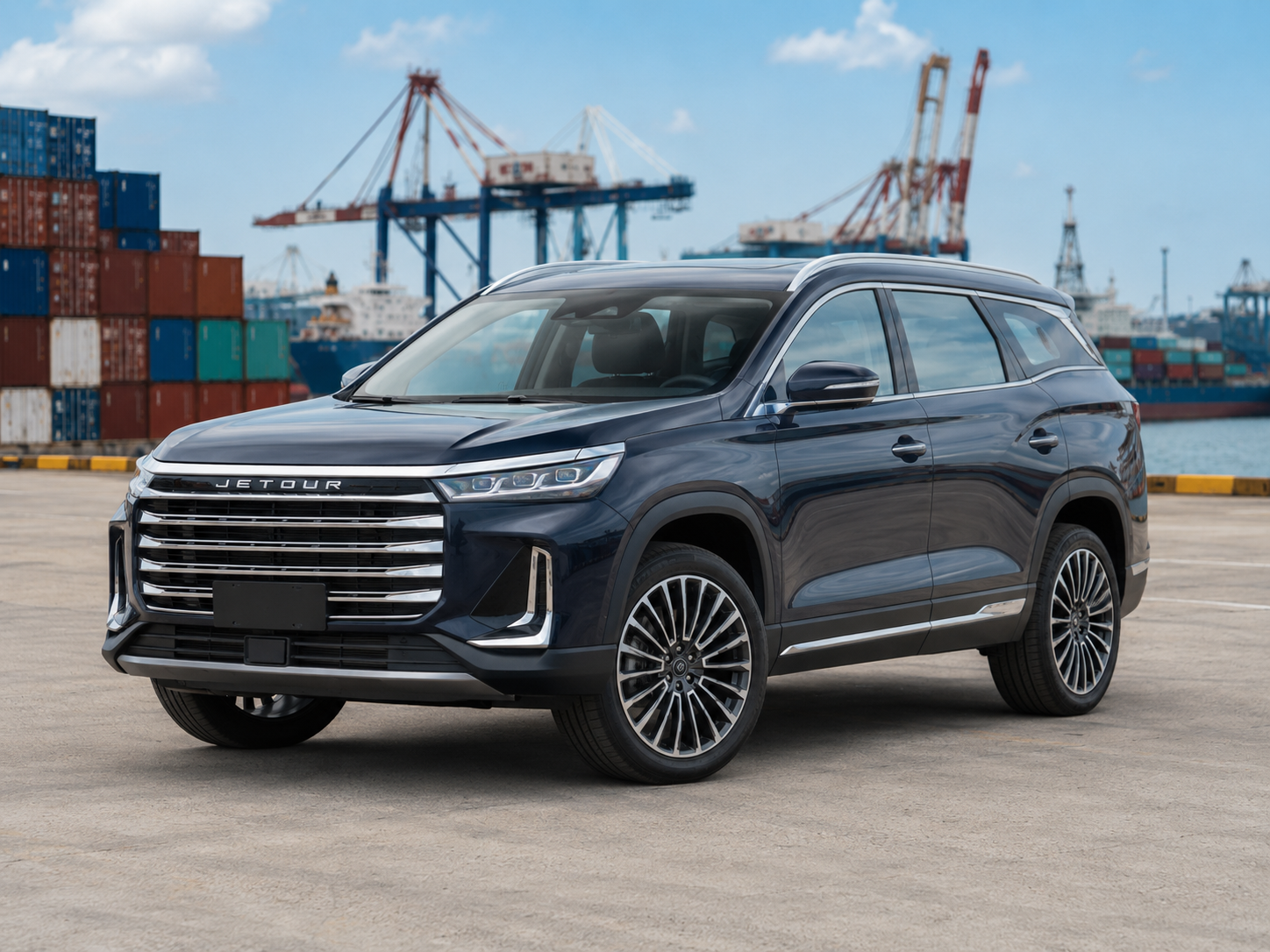 Jetour X90 large SUV for African import markets by N2K